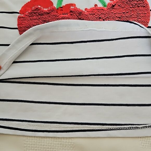 Rachel Zoe Girl's Sequins Top 10-12 Years Old Red/ White - Picture 14 of 16